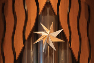 Zimbelstern der Eule-Orgel in der Himmelfahrtskirche
